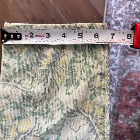 NEW JOE'S Jeans from Nordstrom with tropical leaves print - unusual & beautiful! - Picture 7 of 13